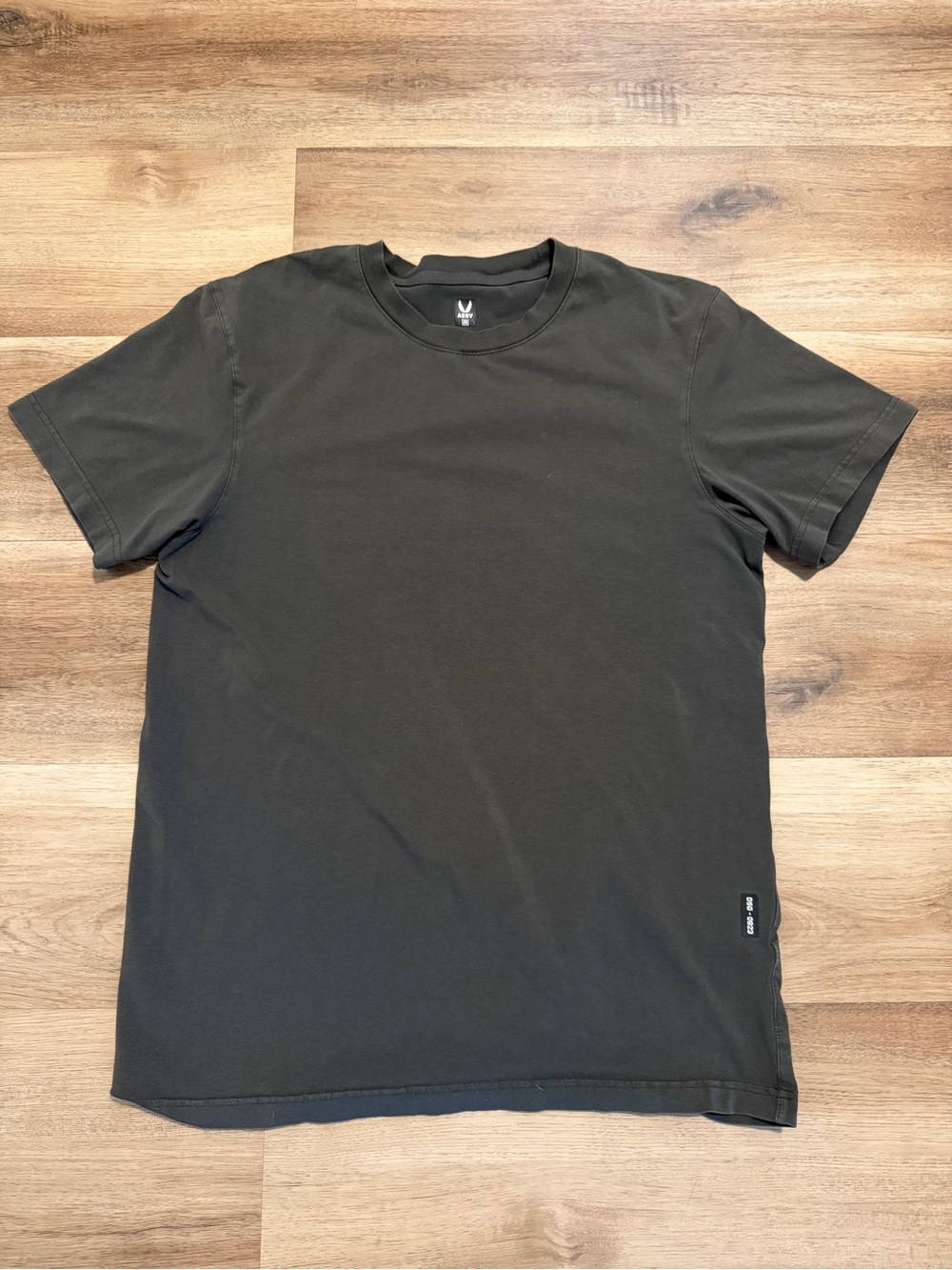 ASRV  Men’s Crew Short Sleeve Active Supima Gray Tee Shirt DSG-0923 Sz Medium